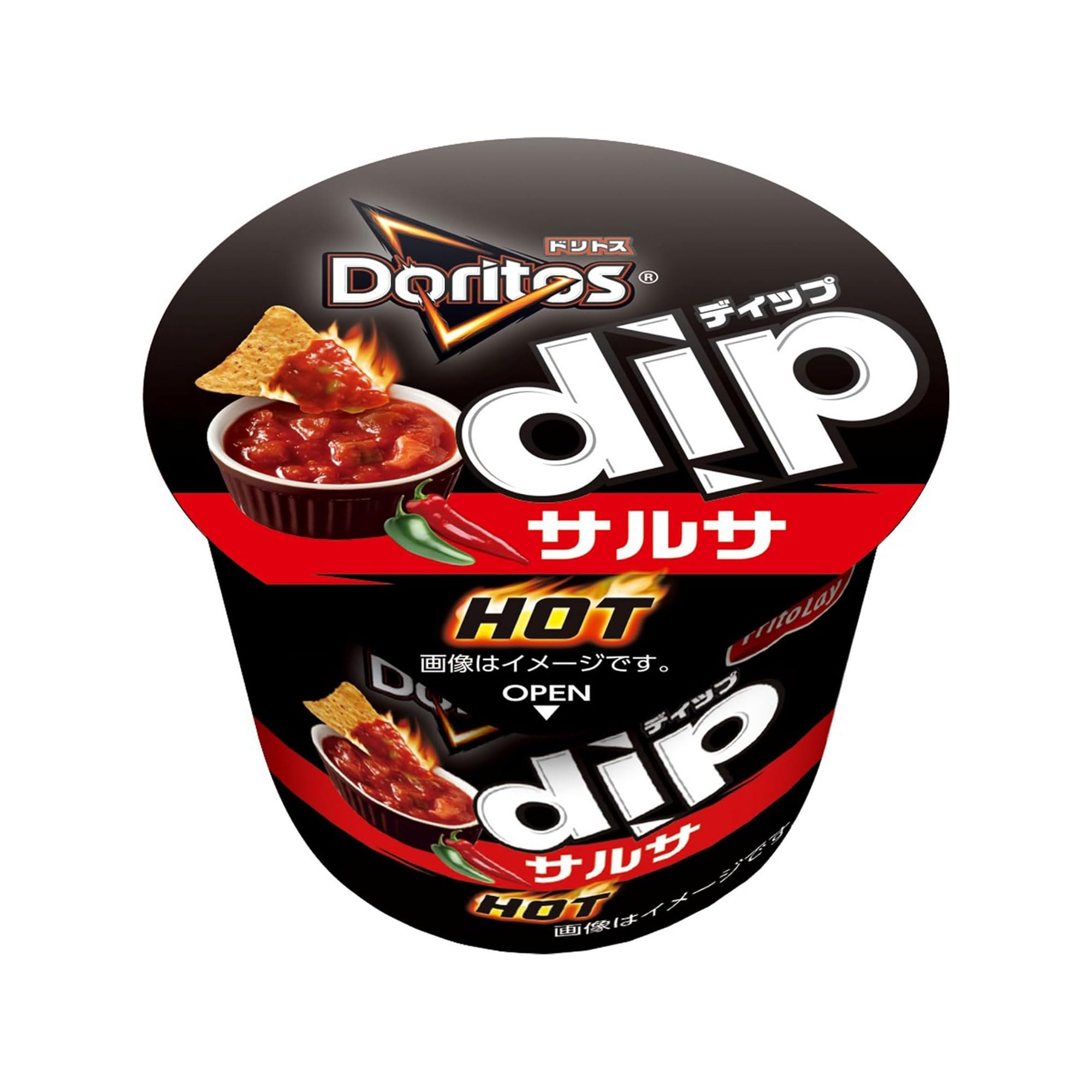 Amazon.co.jp: ジャパンフリトレー ドリトス dip サルサHOT 95g×15個